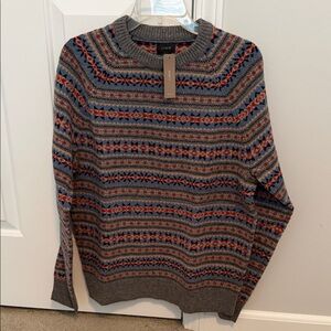 J. Crew Fair Isle Crewneck Sweater